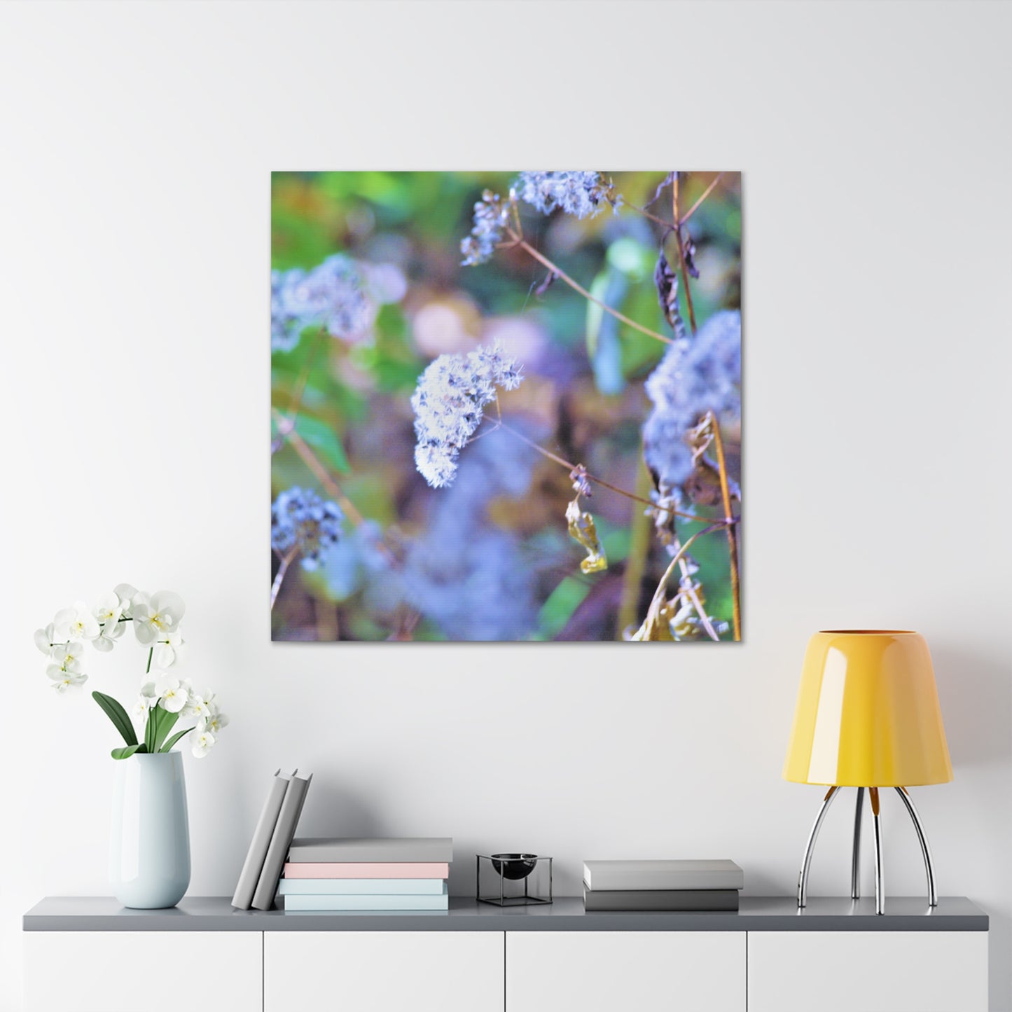 Macro Blue Canvas Gallery Wraps