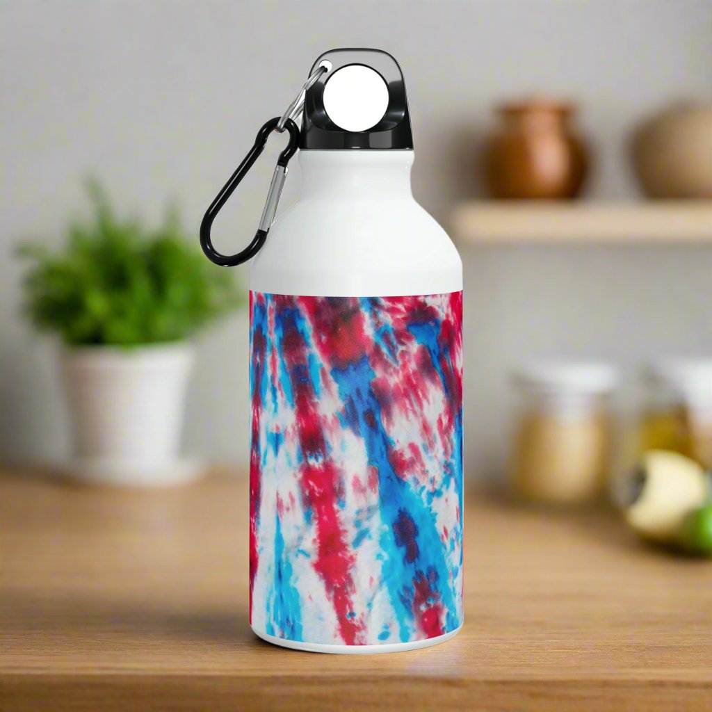 Red White Blue Tie Dye Oregon Sport Bottle