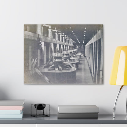 Boulder Dam Powerhouse Canvas Gallery Wraps 24″ x 18″ 1.25"