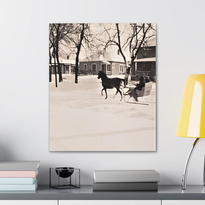 Carriage Ride Canvas Gallery Wraps 20″ x 24″ 1.25"