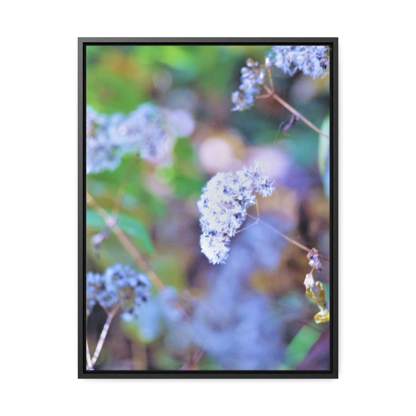 Macro Blue Gallery Canvas Wraps, Vertical Frame