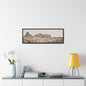 West Gallery Canvas Wraps Horizontal Frame 36″ x 12″ Black Premium Gallery Wraps (1.25″)