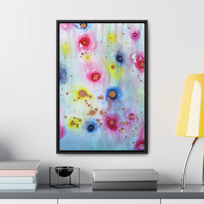 Raining Blooms Gallery Canvas Wraps, Vertical Frame