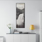 Upper Falls Yellowstone Gallery Canvas Wraps Vertical Frame 20″ x 60″ Premium Gallery Wraps (1.25″) Black