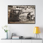 Concrete Worker Gallery Canvas Wraps Horizontal Frame 48″ x 32″ Black Premium Gallery Wraps (1.25″)