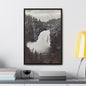 Upper Falls Yellowstone Gallery Canvas Wraps Vertical Frame 16″ x 24″ Premium Gallery Wraps (1.25″) Black