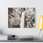Tower Falls Yellowstone Satin Canvas Stretched 24″ x 18″ (Horizontal) 1.5"