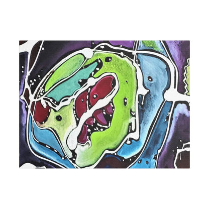 Alien Satin Canvas, Stretched 24″ x 18″ (Horizontal) 1.5"