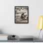 Concrete Worker Gallery Canvas Wraps Vertical Frame 11″ x 14″ Premium Gallery Wraps (1.25″) Black