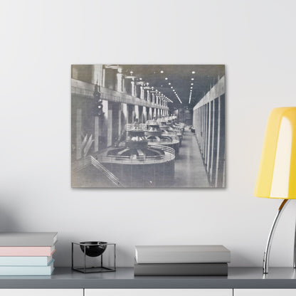 Boulder Dam Powerhouse Canvas Gallery Wraps 20″ x 16″ 1.25"