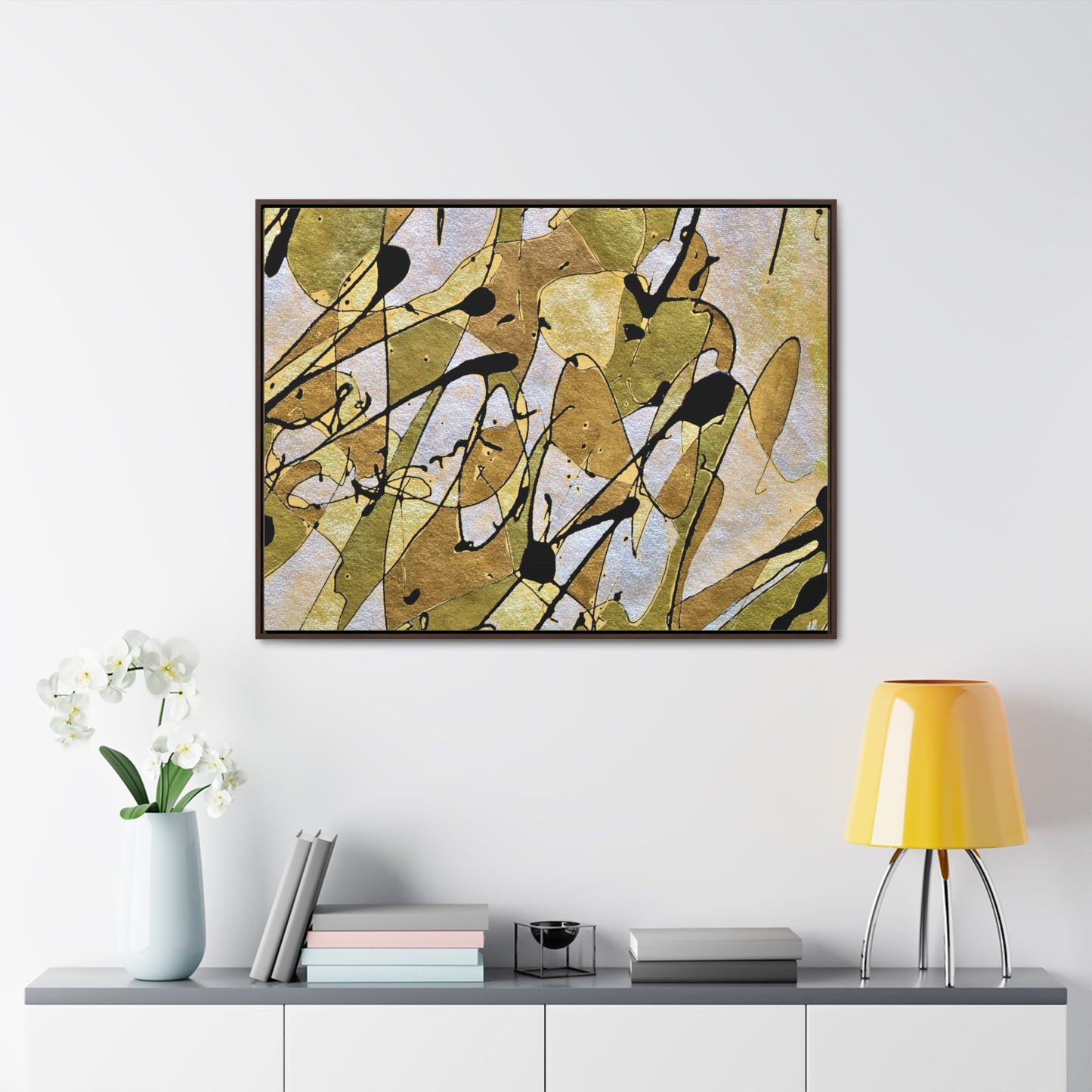 Gold Rush Gallery Canvas Wraps, Horizontal Frame