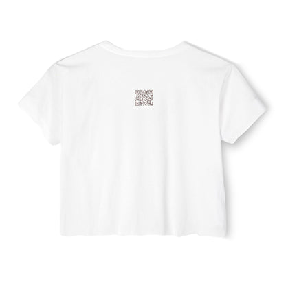 Vintage Beautiful Disaster Tattooed Pin Up Crop Top - - Cropped Graphic Tee