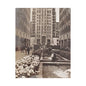 Rockefeller Plaza Satin Canvas Stretched 11″ x 14″ (Vertical) 1.5"
