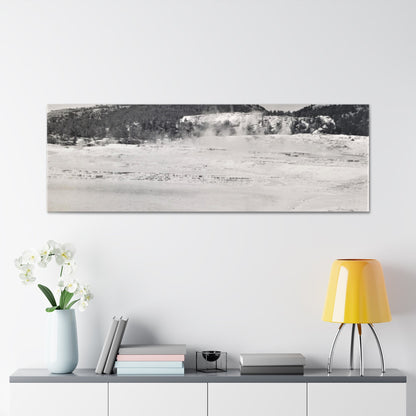Mammoth Hot Springs Yellowstone Canvas Gallery Wraps 60″ x 20″ 1.25"
