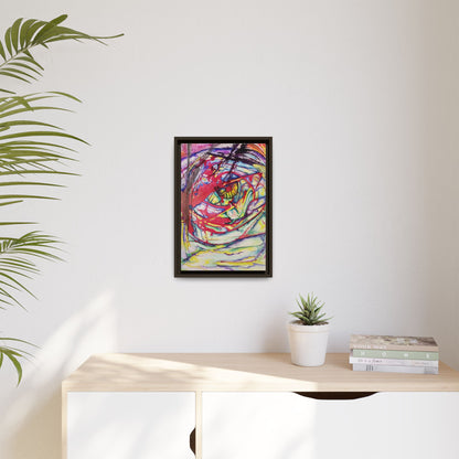 The Eye Framed Art Print - Kia Day Design