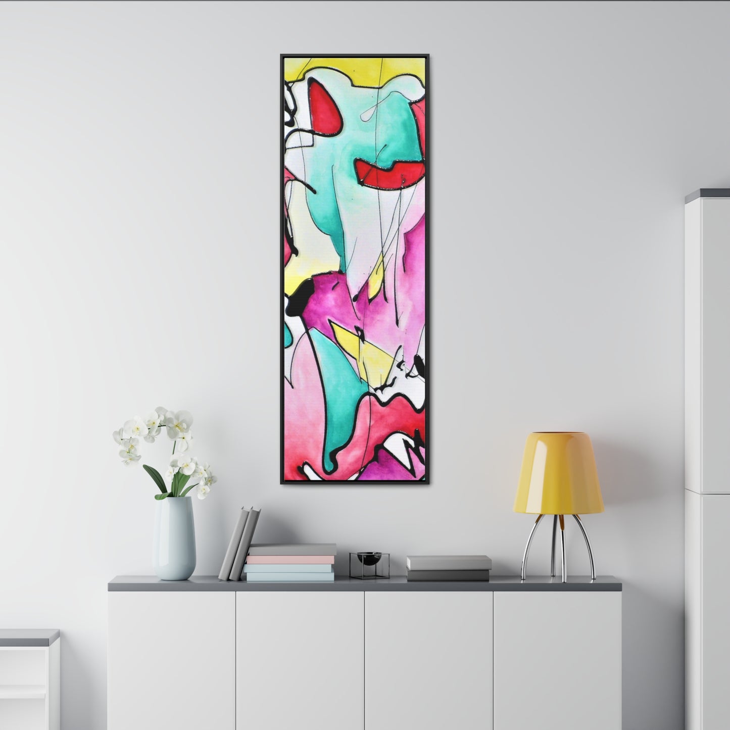 Glass Gallery Canvas Wraps, Vertical Frame