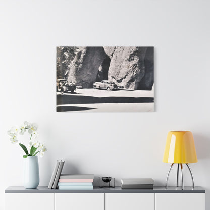 At the Needles Satin Canvas Stretched 36″ x 24″ (Horizontal) 1.5"