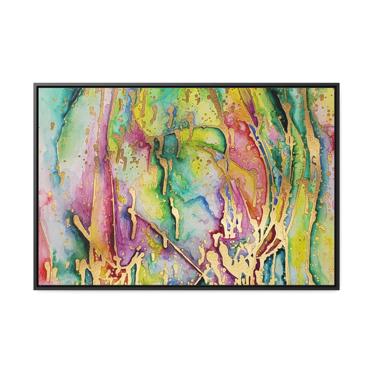 Acid Face Gallery Canvas Wraps, Horizontal Frame