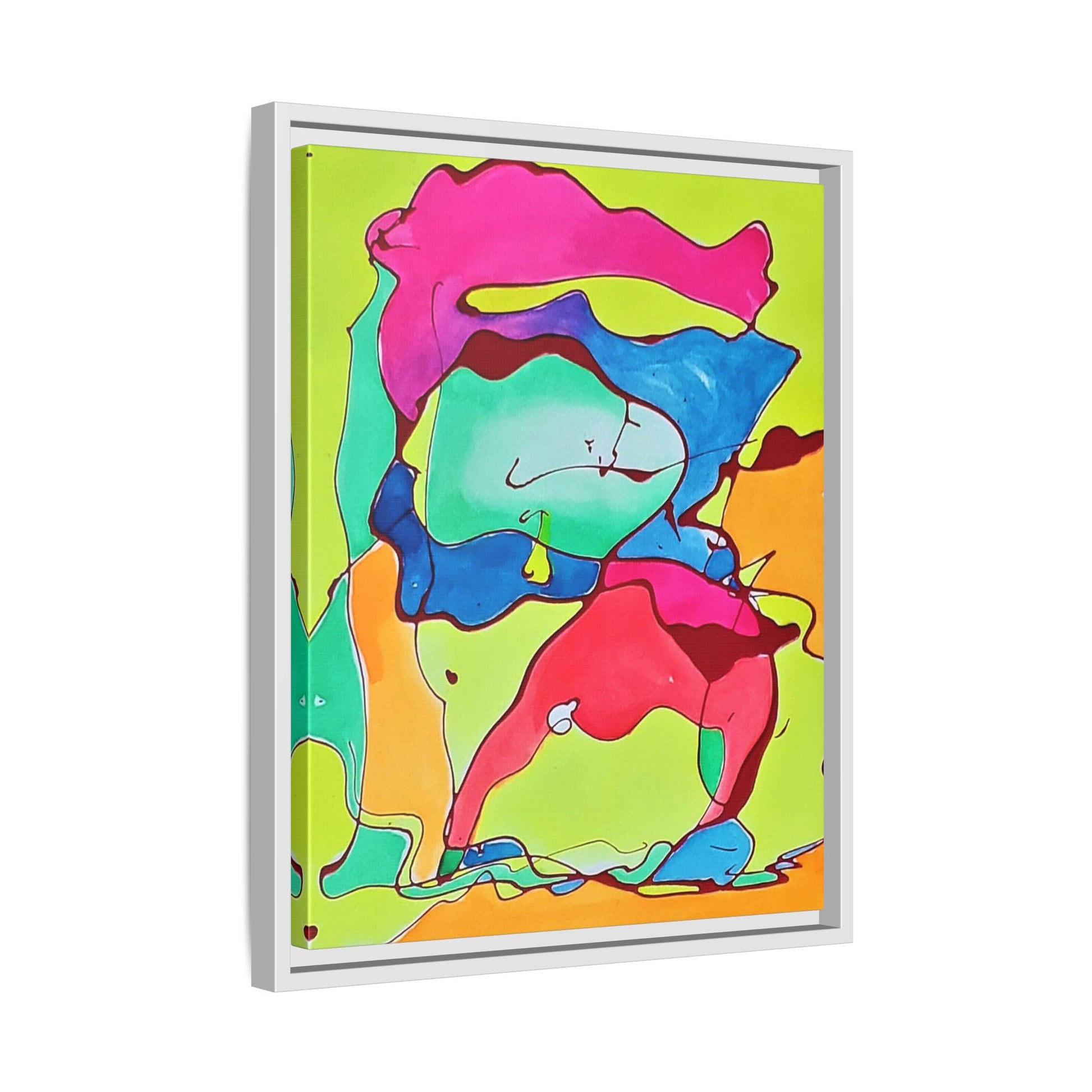 Kool Kid Matte Canvas Framed - Kia Day Design