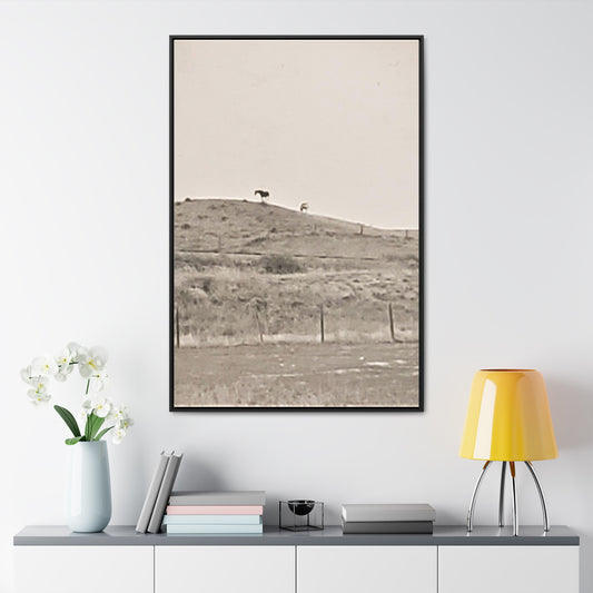 Outside Philip South Dakota Gallery Canvas Wraps, Vertical Frame