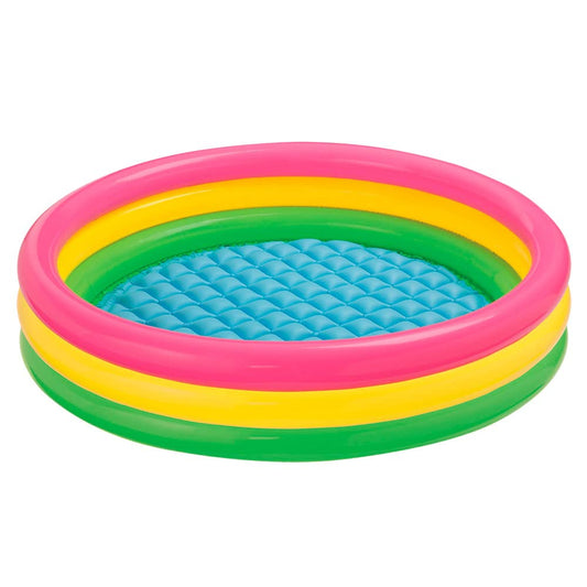 Intex Kiddie Pool - Kids Summer Sunset Glow Design - - kids pool