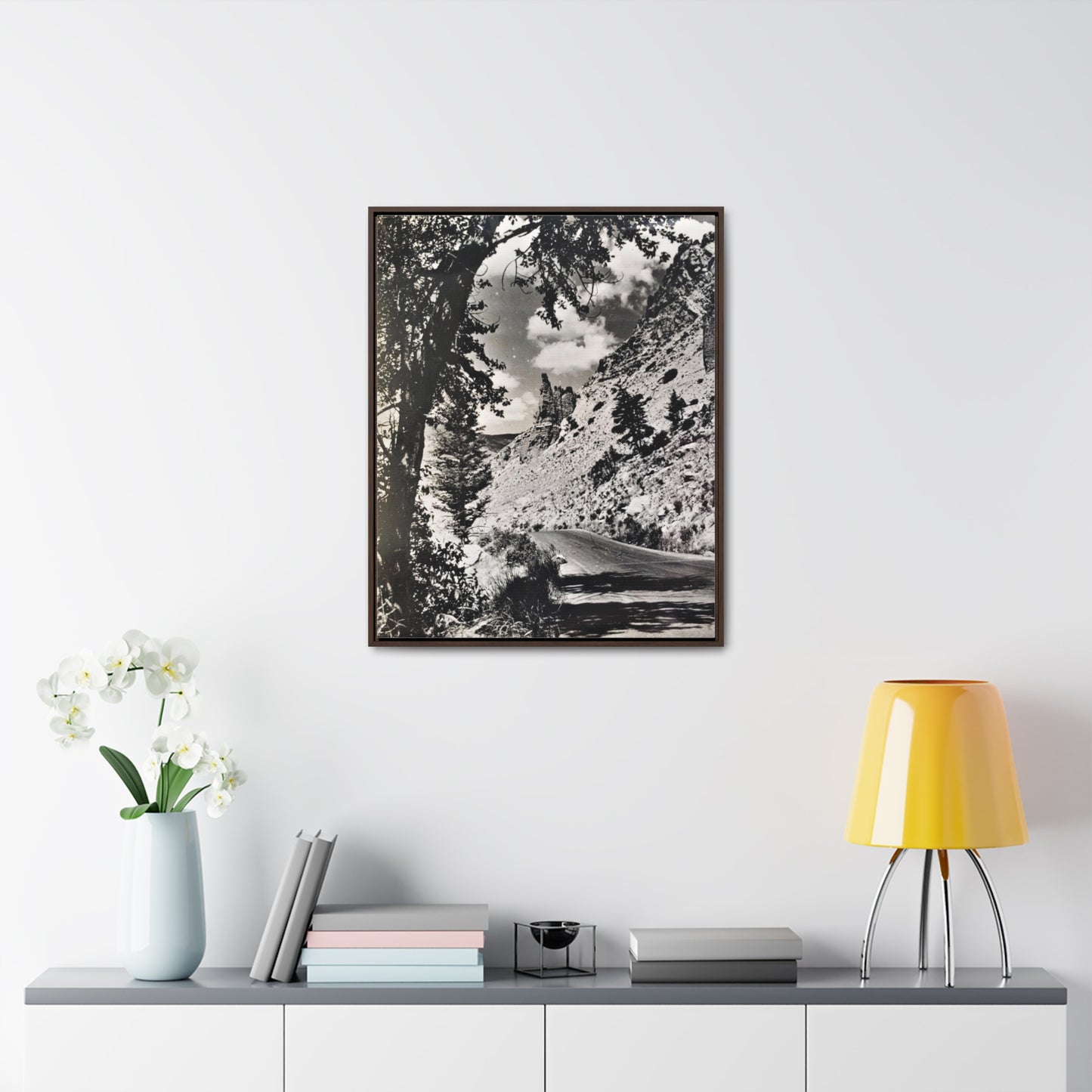 Eagle's Nest Rock Yellowstone Gallery Canvas Wraps, Vertical Frame