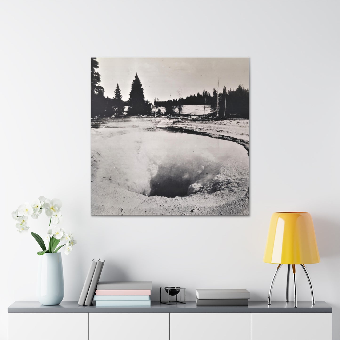 Morning Glory Pool Yellowstone Canvas Gallery Wraps