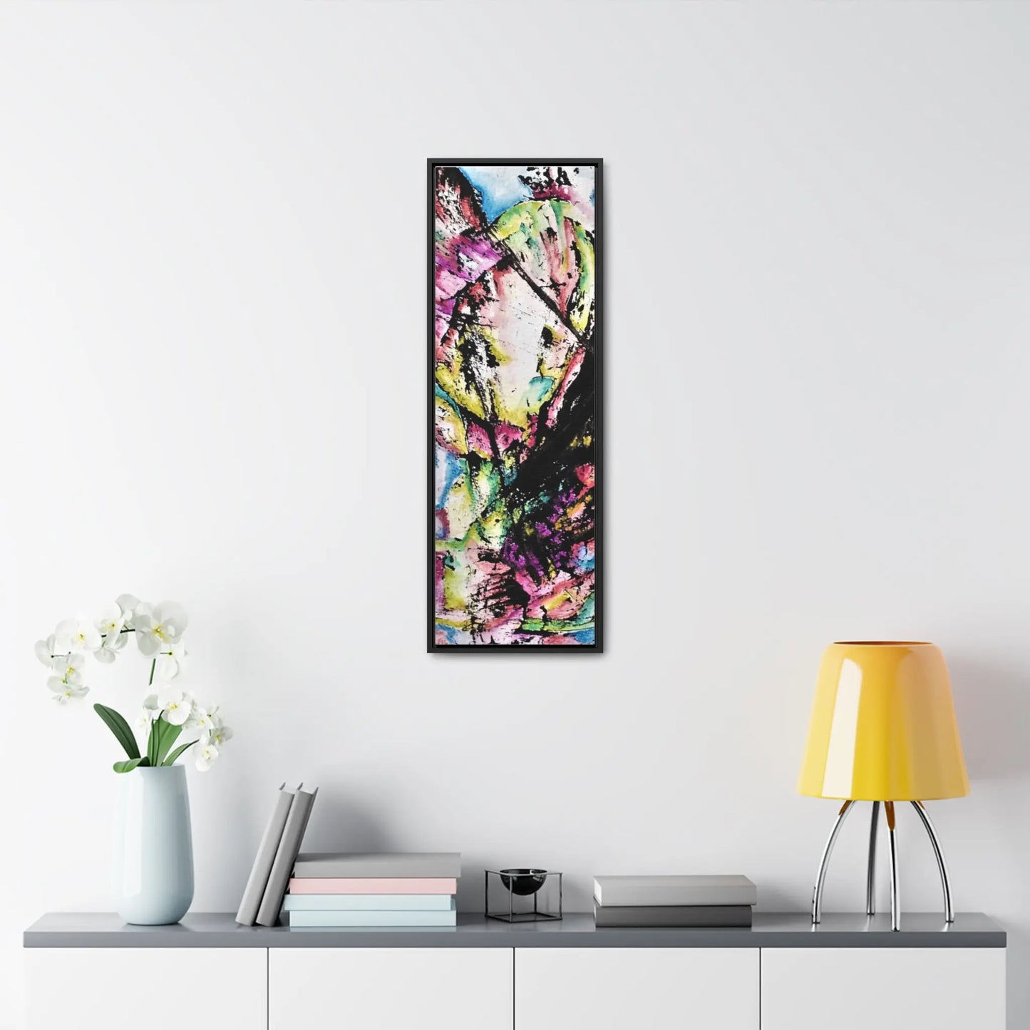 Kitty In Space Gallery Canvas Wraps, Vertical Frame