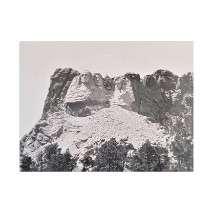 Black Hills Mount Rushmore Satin Canvas Stretched