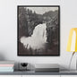 Upper Falls Yellowstone Gallery Canvas Wraps Vertical Frame 20″ x 24″ Premium Gallery Wraps (1.25″) Black