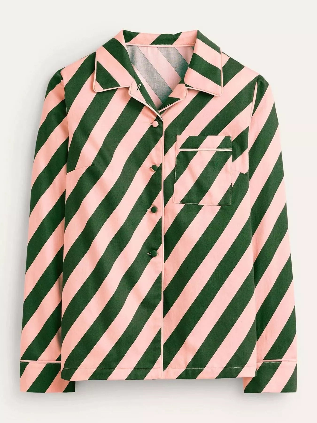Striped Long Sleeve Shirt and Pants Lounge Set- Shopimist- {{Product type}}