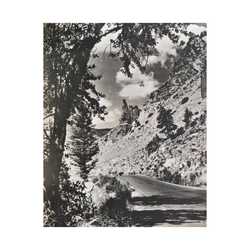 Eagles Nest Rock Yellowstone Satin Canvas Stretched