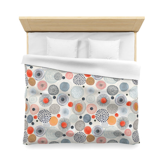 Colorful Polka Dot Microfiber Duvet Cover - Kia Day Design