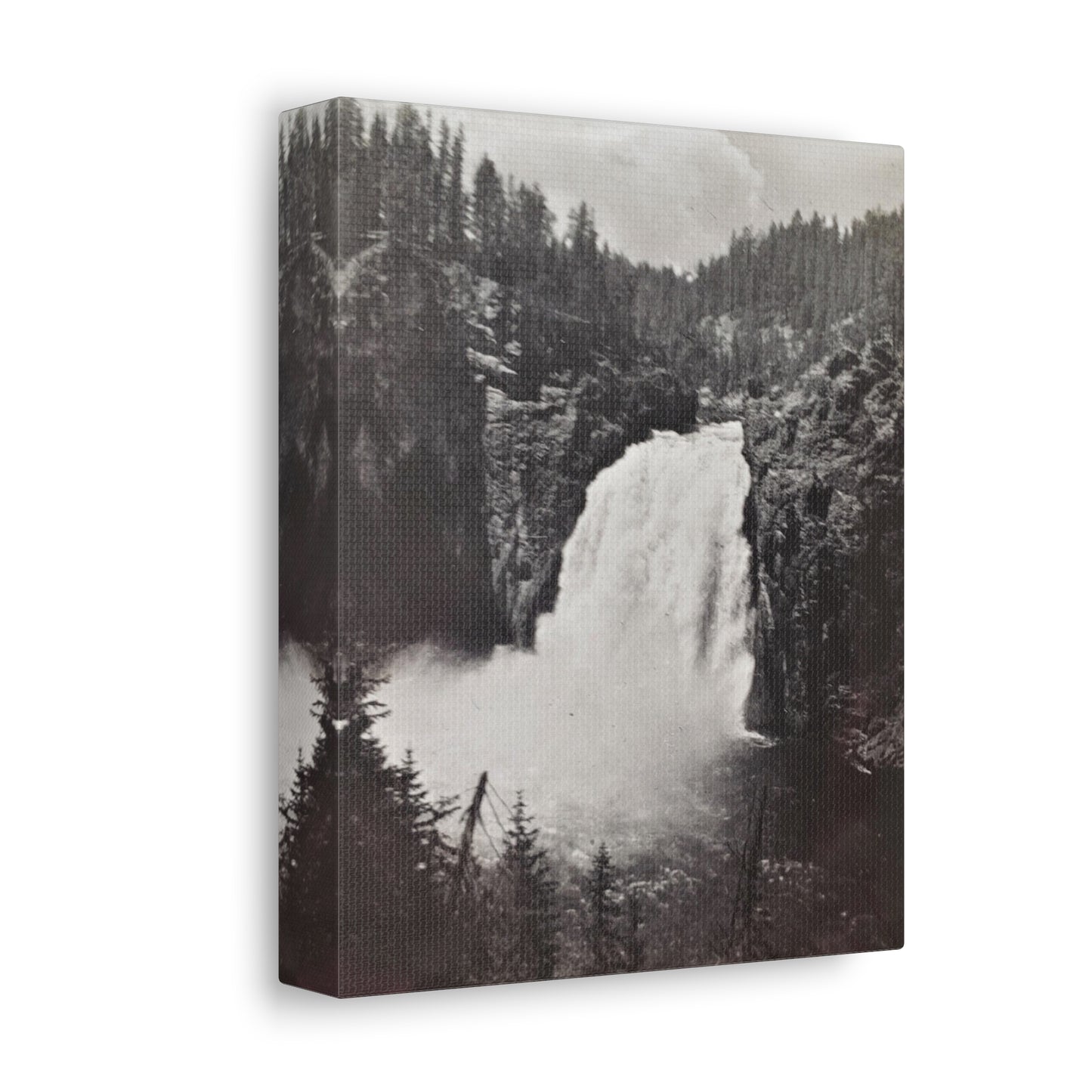 Upper Falls Yellowstone Stretched Canvas