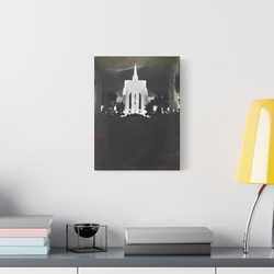 Golden Gate International Exposition Night Satin Canvas Stretched 12″ x 16″ (Vertical) 1.5"