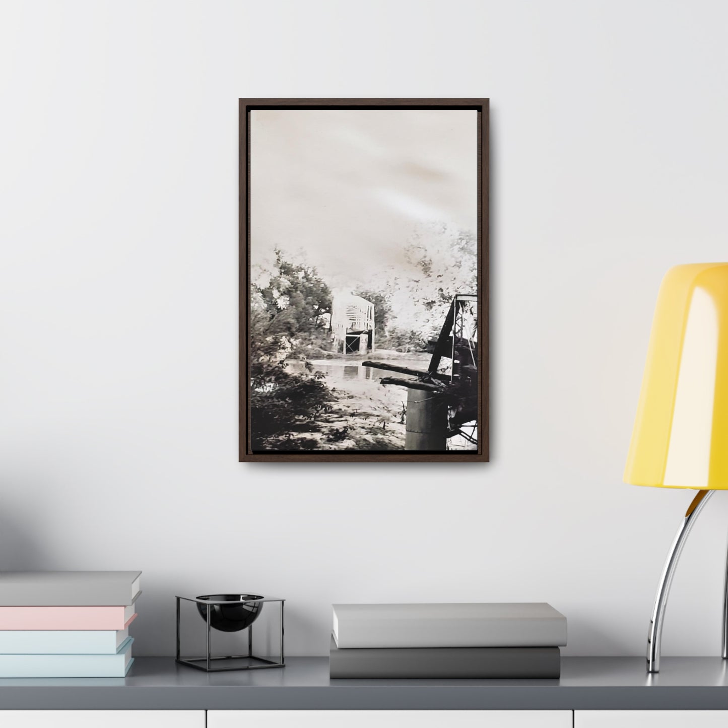 Bridge Gallery Canvas Wraps, Vertical Frame