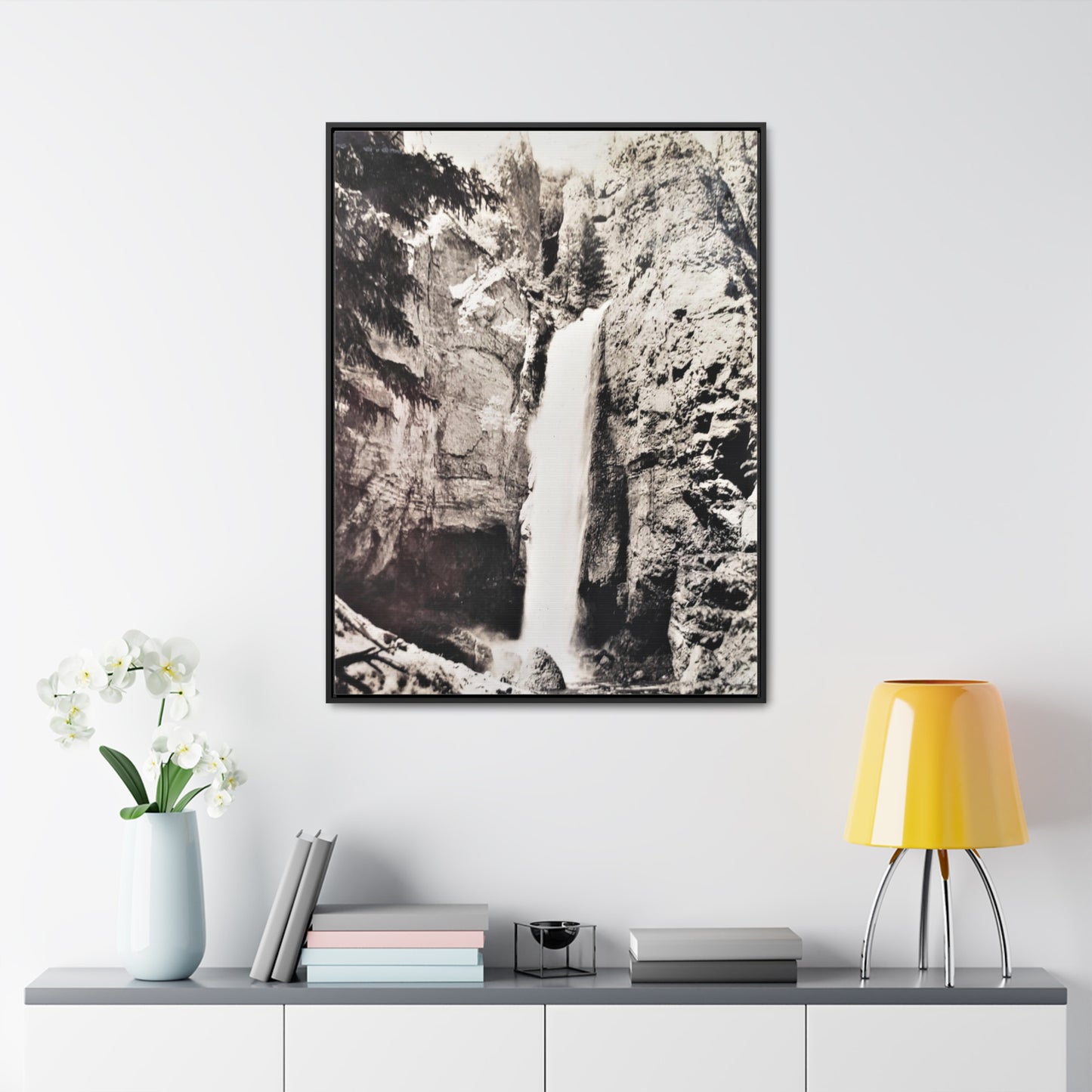 Tower Falls Yellowstone Gallery Canvas Wraps, Vertical Frame