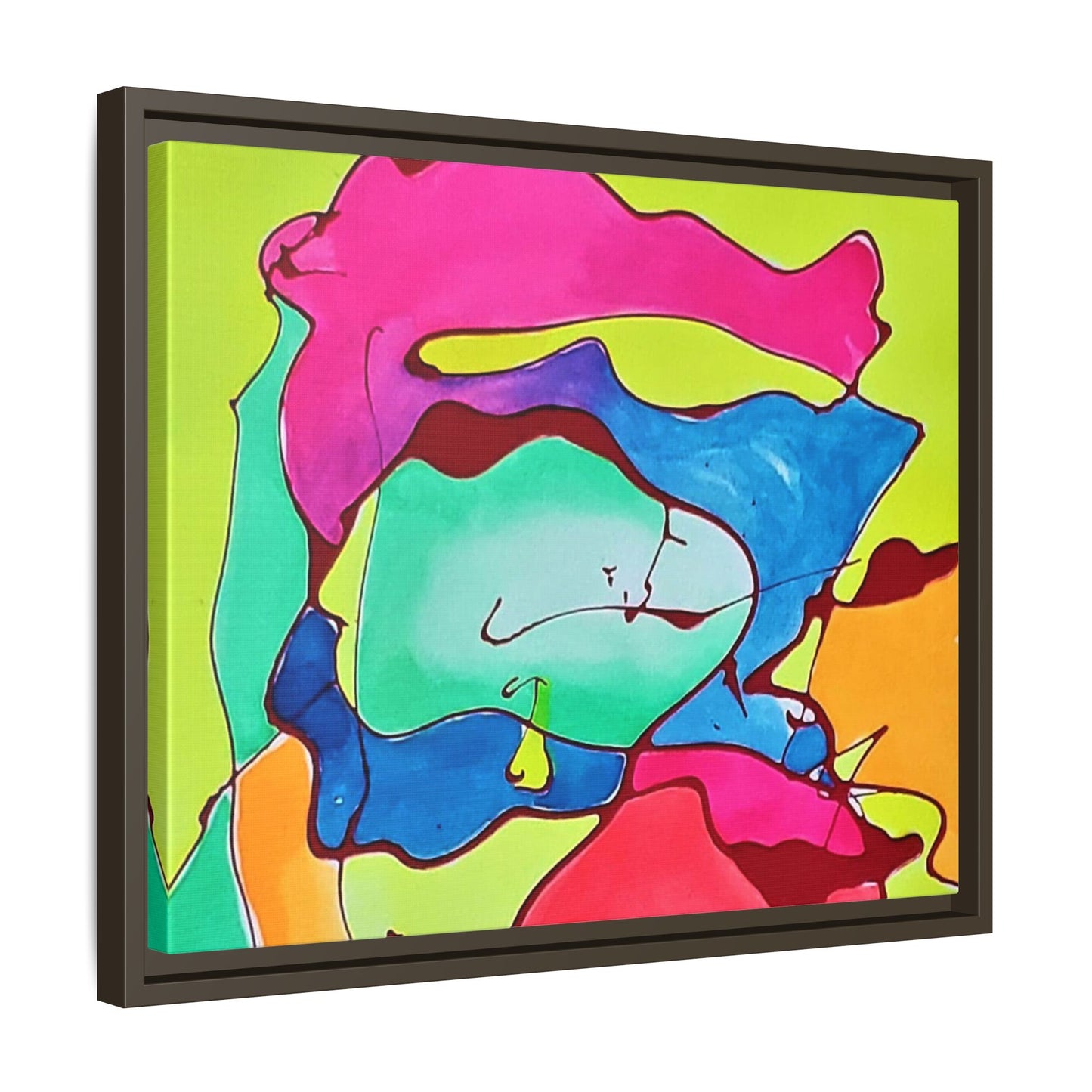 Kool Kid Matte Canvas Framed - Kia Day Design