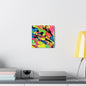 Exploding Earth Canvas Gallery Wraps 10″ x 10″ 1.25"