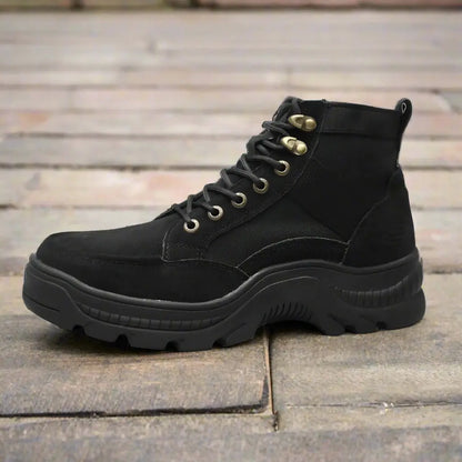 Leather Canvas Safety Shoes Blundstone Boots Safety Boots Black