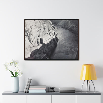 Boulder Dam Gallery Canvas Wraps Horizontal Frame 40″ x 30″ Walnut 1.25"