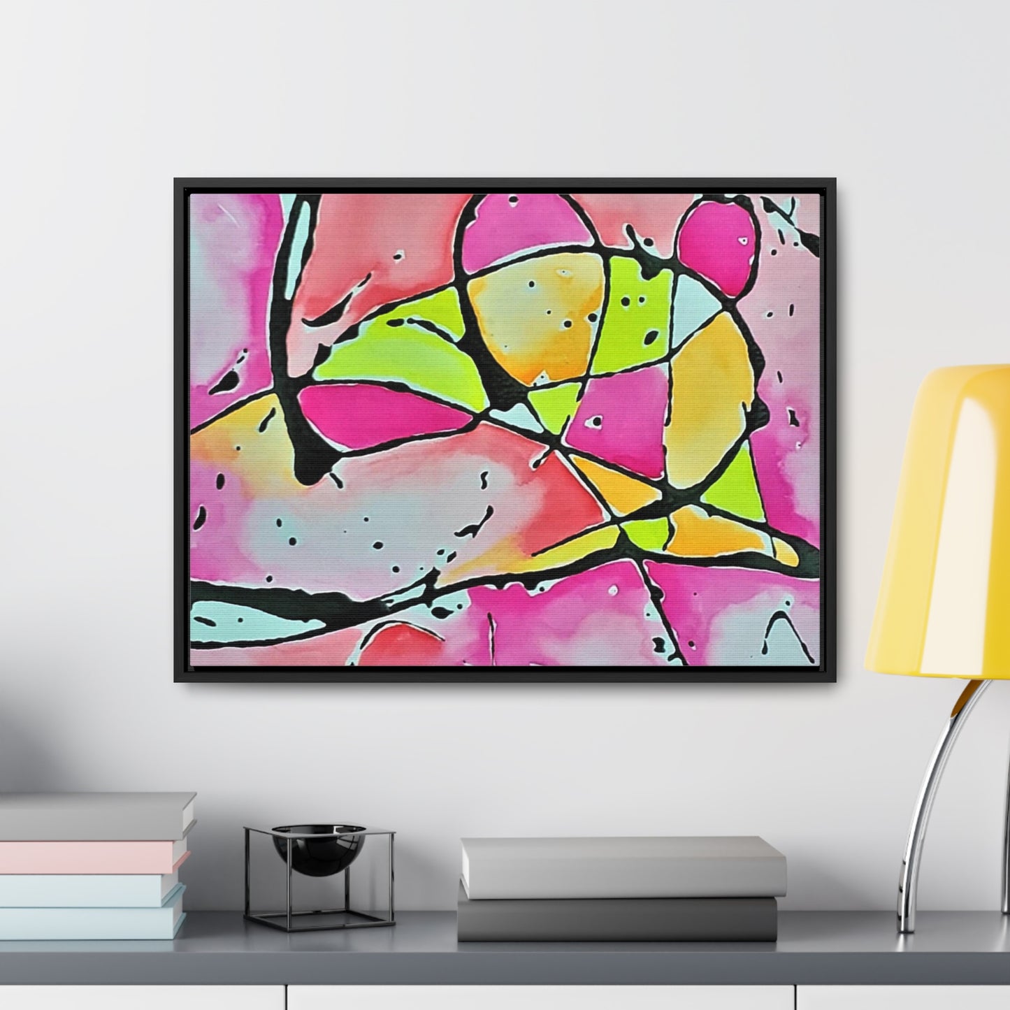 Pink Mouse Gallery Canvas Wraps, Horizontal Frame