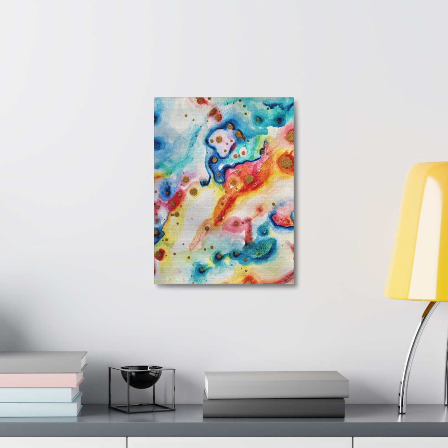 Blue Sky Angel Stretched Canvas