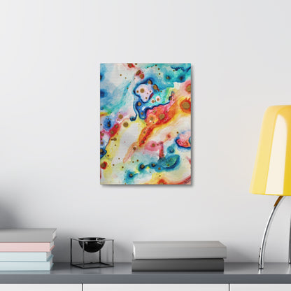 Blue Sky Angel Stretched Canvas