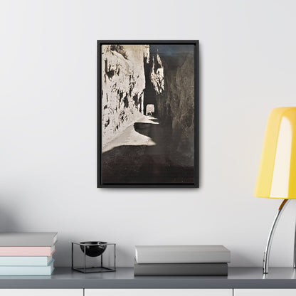 Tunnel at The Needles Gallery Canvas Wraps Vertical Frame 12″ x 18″ Premium Gallery Wraps (1.25″) Black