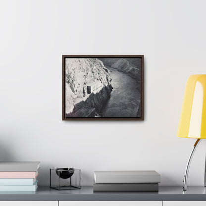 Boulder Dam Gallery Canvas Wraps Horizontal Frame 14″ x 11″ Walnut 1.25"