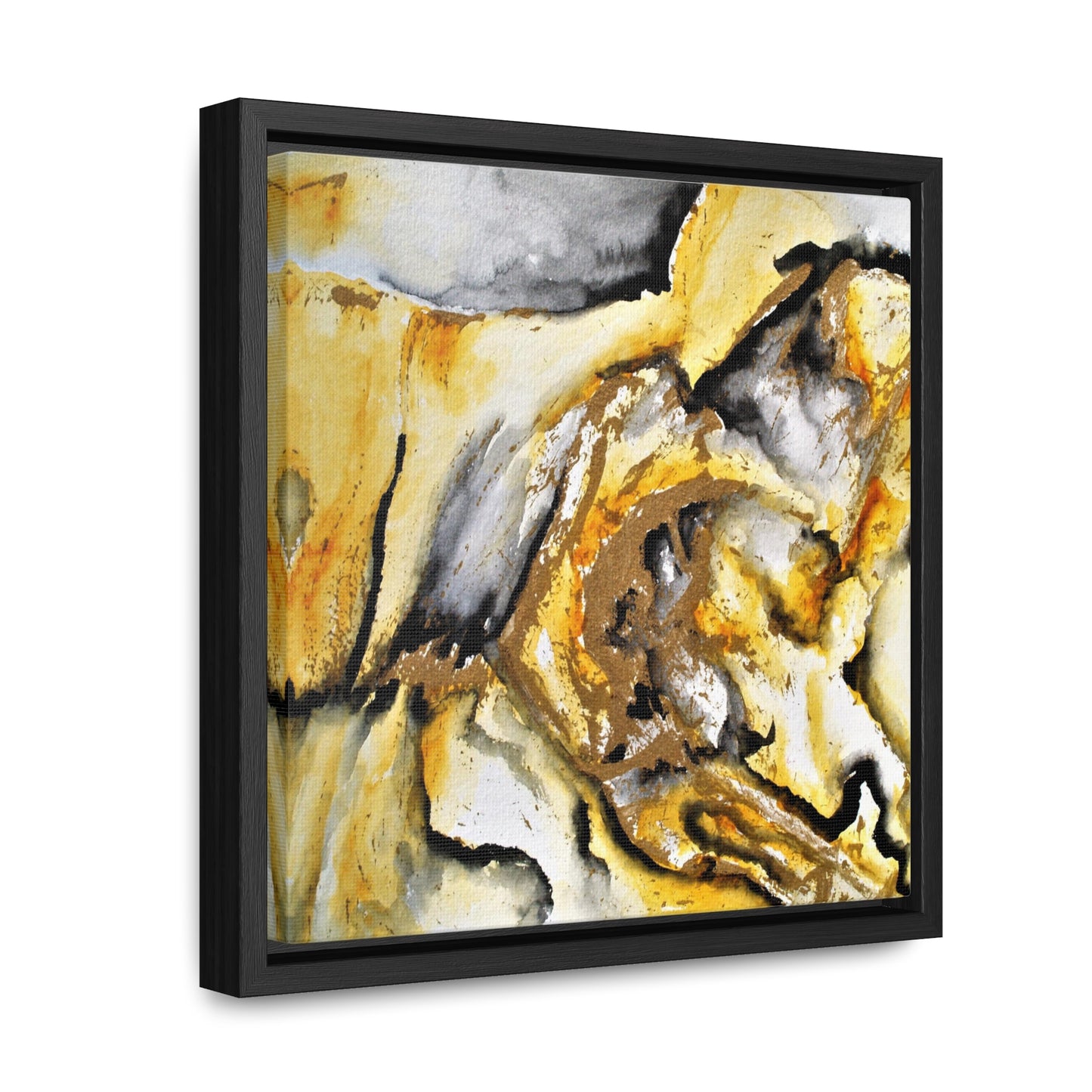 Tiger Stripe Gallery Canvas Wraps, Square Frame