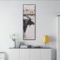 Yellowstone Bull Moose Gallery Canvas Wraps Vertical Frame 20″ x 60″ Premium Gallery Wraps (1.25″) Black