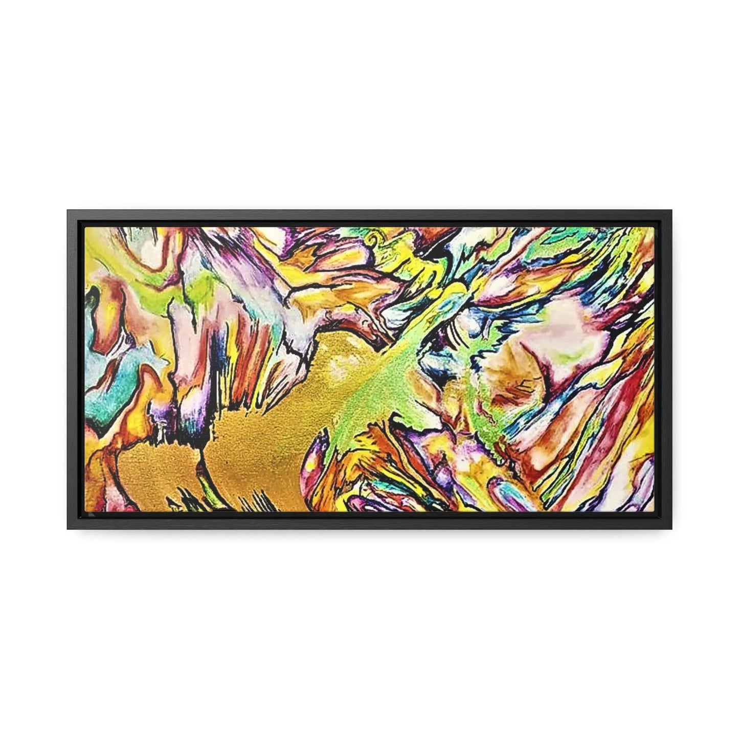 Phoenix Rising Gallery Canvas Wraps, Horizontal Frame 20″ x 10″ Premium Gallery Wraps (1.25″)