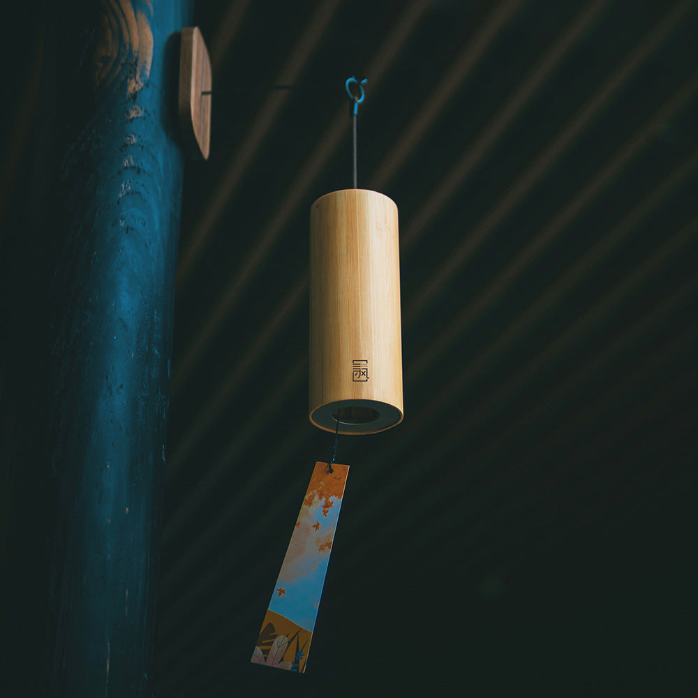 Bamboo Wood Wind Chimes – Zen Garden & Home Meditation Chimes - - Wind Chimes